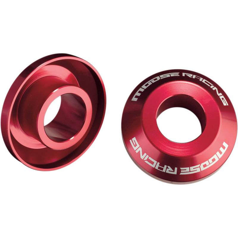 SET ENTRETOISE DE ROUE ARRIERE MOOSE RACING ANODISE ROUGE SET ENTRETOISE DE ROUE ARRIÃˆRE Ã€ MONTAGE RAPIDE BETA RR 4T/2T origine AZMOTORS -DISPO