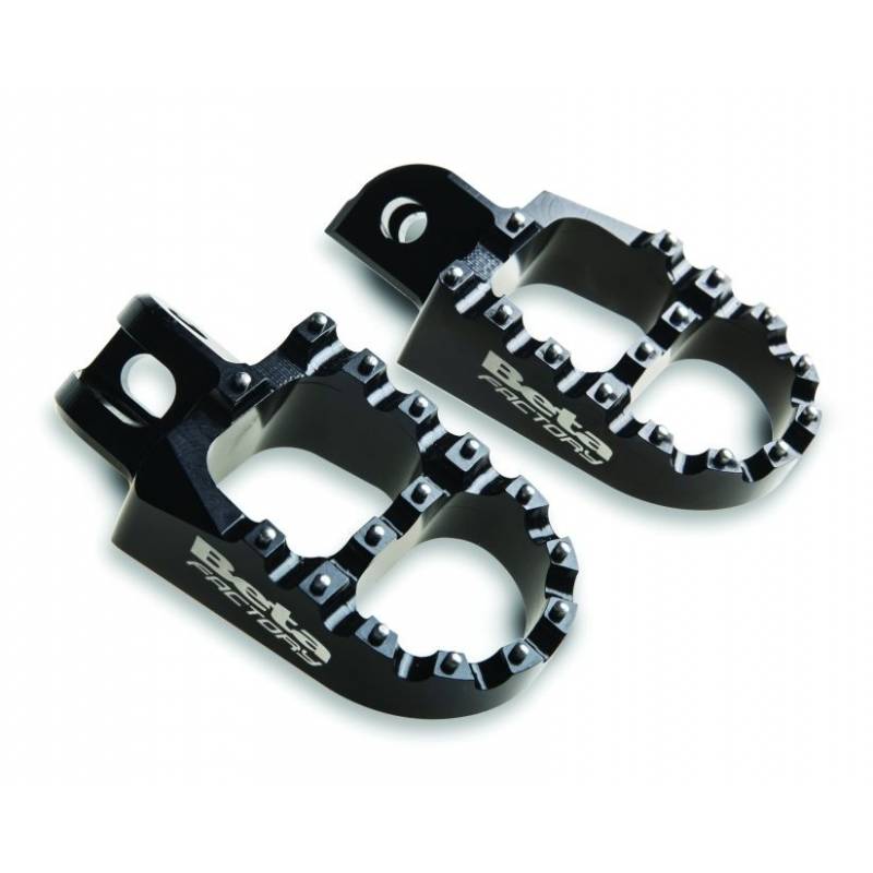 REPOSE-PIEDS BETA KIT REPOSE-PIEDS ERGAL ANODISE NOIR BETA RR 2T/4T (2015-2019) origine BETA -DISPO