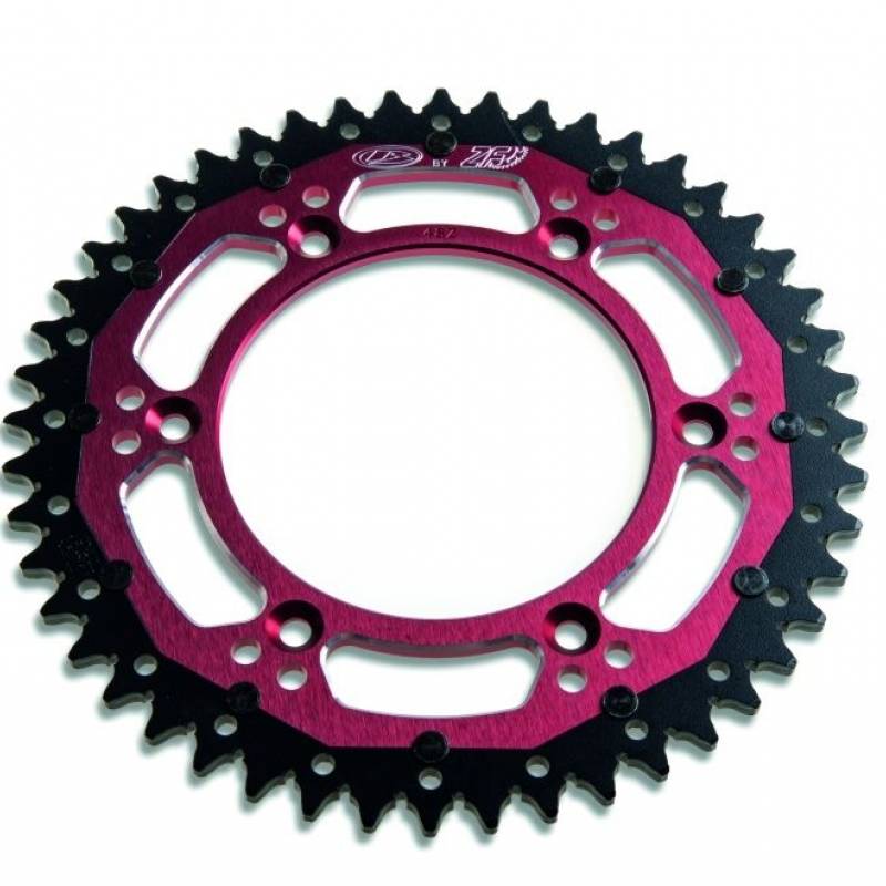 COURONNE Z.50 BETA COURONNE Z.50 ANODISE ROUGE ALU AVEC CERCLAGE ACIER origine BETA -DISPO