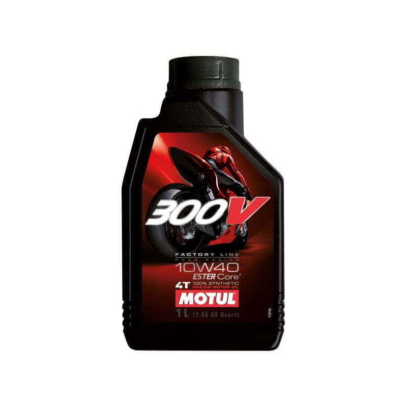 HUILE MOTEUR 4T MOTUL 300V 10W40 (1L) HUILE MOTEUR 4T MOTUL 300V FACTORY LINE 10W40 (1L) origine MOTUL -DISPO