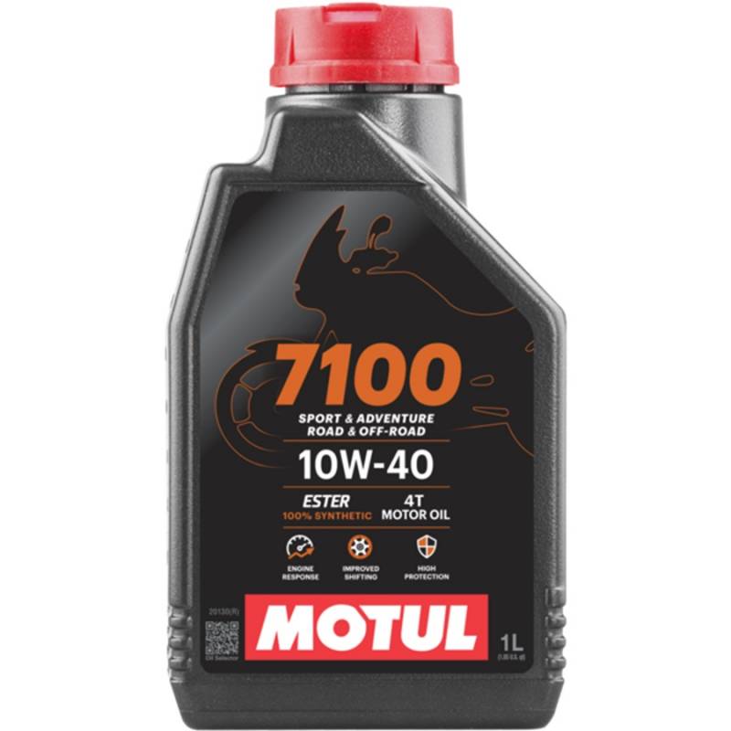 HUILE MOTEUR 4T MOTUL 7100 10W40 (1L)
MOTUL
UTILISATIONS
Motos hautes performances, motos sportives, routières, trails, motos tout terrain, enduro, trial…
équipées de moteurs 4 temps avec boîtes de vitesses intégrées ou non et embrayage à bain d`huile ou
embrayage à sec, moteurs répondant aux normes anti-pollution Euro 2 ou Euro 3, équipés de systèmes
de post traitement des gaz d`échappement : catalyseurs, injection d`air à l`échappement…
Convient particulièrement pour SUZUKI, KAWASAKI, YAMAHA, recommandant une huile de grade
SAE 10W-40 pour certains de leurs modèles.
Autres utilisations : motos sans pot catalytiques, scooters, quads, cyclomoteurs…
PERFORMANCES
NORMES API SN / SM / SL / SJ / SH / SG
SPECIFICATION JASO MA2 sous N° M033MOT117
Protection
Technologie Ester :
- Ester à faible coefficient de traction pour réduire les pertes mécaniques à l`intérieur du
moteur et améliorer les performances.
- Synergie de l`Ester avec les additifs anti-usure et résistance au cisaillement pour assurer la
longévité des engrenages de boîte de vitesses.
Lubrifiant 100% synthèse pour améliorer la résistance du film d`huile à hautes températures et hauts
régimes de rotation moteur.
Teneur en Phosphore et Soufre optimisée (JASO MA2 < 1200 ppm) pour assurer le fonctionnement et
la longévité des catalyseurs d’échappements.
Protection de la boite de vitesse exceptionnelle grâce à une technologie innovante d’additifs anti-usure:
Résultat Test FZG = FLS>14 : Le test FZG (Forschungsstelle für Zahnrader und Getriebebau) évalue la
capacité de lubrification et la protection anti usure du fluide entre deux pignons soumis à un couple
variable. Le lubrifiant est ensuite noté en fonction de son « niveau de rupture sous charge » appelé FLS
(Failure Load Stage) allant de FLS 1 (résultat très mauvais) jusqu’à FLS 14 (Résultat exceptionnel).
Confort
JASO a créé son propre standard -JASO T903- pour les moteurs 4T de motos qui comporte trois
niveaux : JASO MA, MA1, MA2.
La spécification JASO MA2 offre le meilleur niveau de friction pour garantir un parfait verrouillage de
l’embrayage pendant les 3 phases de fonctionnement : Au Démarrage en Accélération et à Vitesse
Maximale.
CONSEILS D’UTILISATION
Vidanges: Selon préconisations constructeurs et à adapter selon votre propre utilisation.
Peut être mélangé aux huiles synthétiques ou minérales.
PROPRIÉTÉS
Couleur Visuel Rouge
Grade de viscosité SAE J 300 10W-40
Densité à 20°C (68°F) ASTM D1298 0.859
Viscosité à 40°C (104°F) ASTM D445 88.8 mm²/s
Viscosité à 100°C (212°F) ASTM D445 13.5 mm²/s
Index de viscosité ASTM D2270 154
Point d`écoulement ASTM D97 -33 °C / -27.4°F
Point éclair ASTM D92 236°C / 456.8°F
TBN ASTM D2896 8.4 mg KOH/g HUILE MOTEUR 4T MOTUL 7100 10W40 (1L) HUILE MOTEUR 4T MOTUL 7100 10W40 (1L) origine MOTUL -DISPO