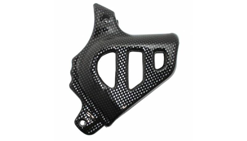 CACHE PIGNON 50 A BOITE ADAPTABLE  BETA RR 50 - CARBONE - CACHE PIGNON 50 A BOITE ADAPTABLE MINARELLI 50 AM6/MBK 50 X-POWER, X-LIMIT/YAMAHA 50 TZR, DTR/PEUGEOT 50 XPS, XR6/RIEJU 50 RS1, SMX/BETA 50 RR/APRILIA 50 RS -REPLAY CARBONE- origine BETA -DISPO