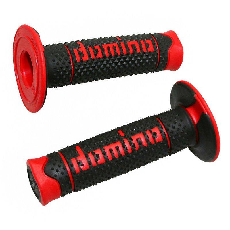 REVETEMENT POIGNEE DOMINO OFF ROAD A260 NOIR/ROUGE (120 mm) (PAIRE) -DOMINO ORIGINE- REVETEMENT POIGNEE DOMINO OFF ROAD A260 NOIR/ROUGE (120 mm) (PAIRE) -DOMINO ORIGINE- origine AZMOTORS -DISPO