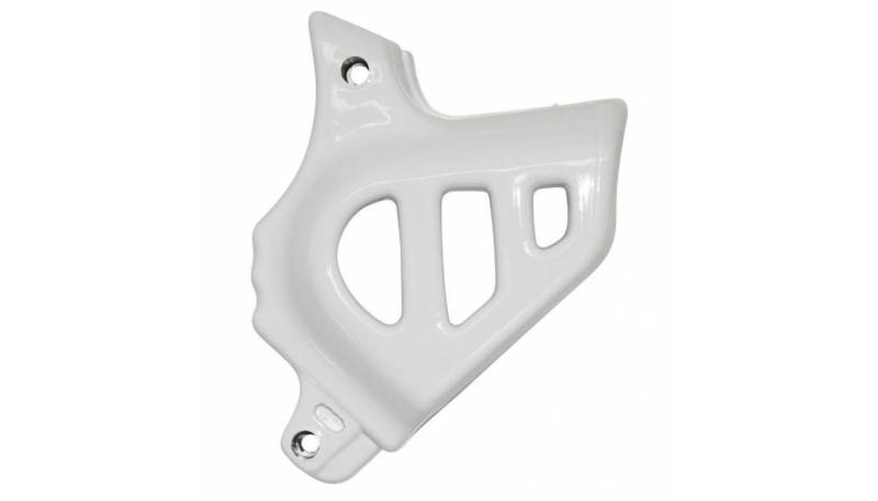 CACHE PIGNON 50 A BOITE - AM6 adaptable BETA RR 50 - CACHE PIGNON 50 A BOITE ADAPTABLE MINARELLI 50 AM6/MBK 50 X-POWER, X-LIMIT/YAMAHA 50 TZR, DTR/PEUGEOT 50 XPS, XR6/RIEJU 50 RS1, SMX/BETA 50 RR/APRILIA 50 RS -REPLAY BLANC- origine BETA -DISPO