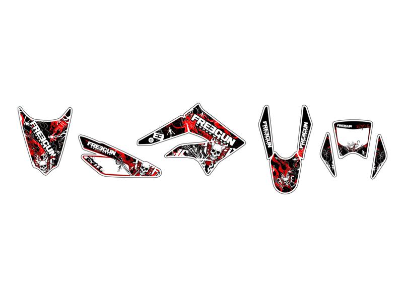 KIT DECO FREEGUN ROUGE KUTVEK Beta RR/SM50 - 14/15/16 KIT DECO FREEGUN ROUGE KUTVEK Beta RR/SM50 - 14/15 origine BETA -DISPO