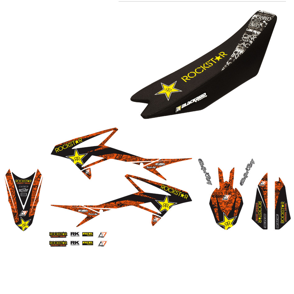 KIT COMPLET ROCKSTAR ENERGY BETA ENDURO RR 2013-17 BLACKBIRD RACING BETA RR 2T,4T - KIT COMPLET ROCKSTAR ENERGY BLACKBIRD - MODÃˆLES 2013-17 origine AZMOTORS -DISPO
