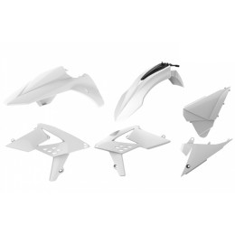KIT PLASTIQUE BETA ENDURO RR 2013-17 POLISPORT BLANC BETA RR 2T,4T - ENDURO KIT PLASTIQUE POLISPORT BLANC - MODÃˆLES 2013-17 origine AZMOTORS -DISPO