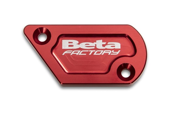 COUVERCLE POMPE RED - BETA FRONT BRAKE PUMP COVER RED ANODIZED BETA origine BETA -DISPO