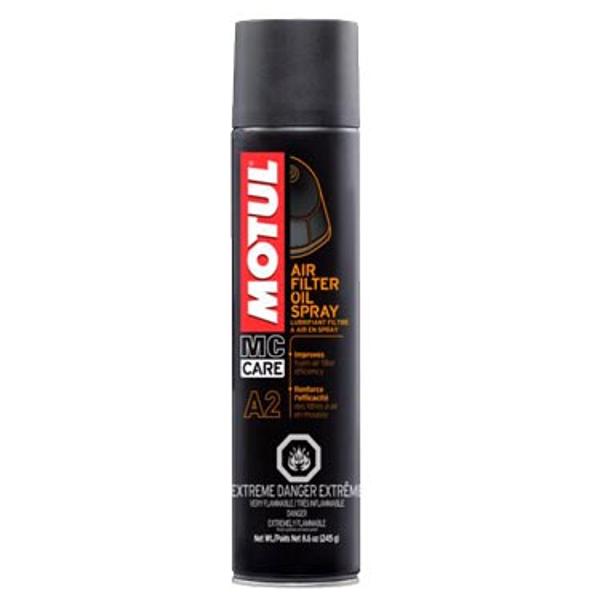 LUBRIFIANT FILTRE A AIR MOTUL A2 AIR FILTER OIL SPRAY (AEROSOL 400ML) MOTUL A2 - LUBRIFIANT FILTRE A AIR MOTUL A2 AIR FILTER OIL SPRAY (AEROSOL 400ML) origine MOTUL -DISPO