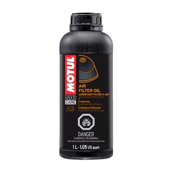 LUBRIFIANT DE COULEUR BLEUE MOTUL A3 AIR FILTER OIL (1L) 102987-LUBRIFIANT DE COULEUR BLEUE MOTUL A3 AIR FILTER OIL (1L) origine MOTUL -DISPO