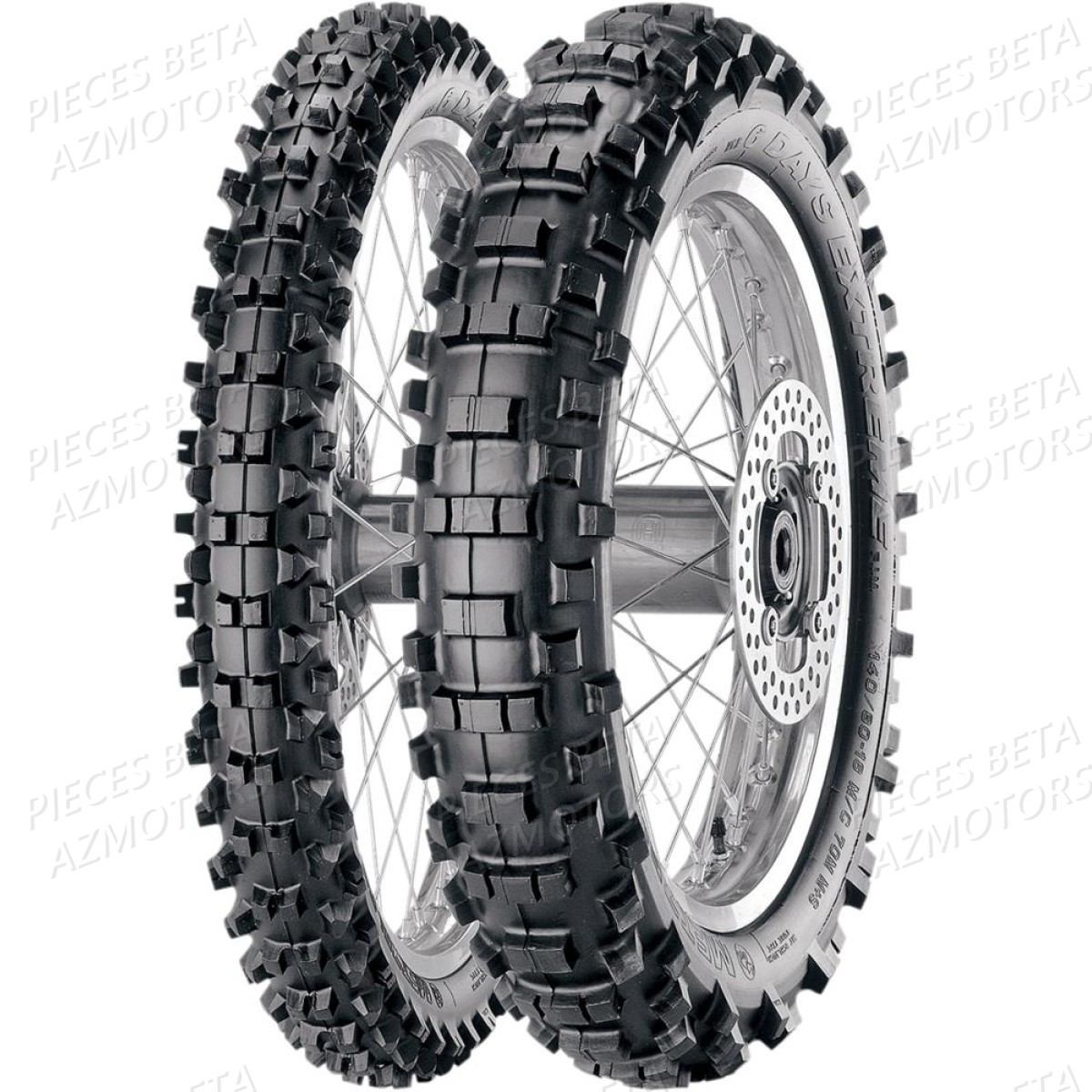 PNEUS ET CHAMBRES A AIR AVANT / ARRIERE RR 4T PNEUS ET CHAMBRES A AIR AVANT / ARRIERE RR 4T origine BETA -DISPO