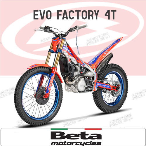 Piéces EVO 4T FACTORY Catalogue Complet des Pièces Détachées pour Beta EVO 4T Factory origine BETA 