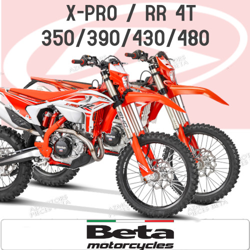 Pièces ENDURO RR  / X-PRO 4T ENDURO RR 350 390 430 480 4T origine BETA 