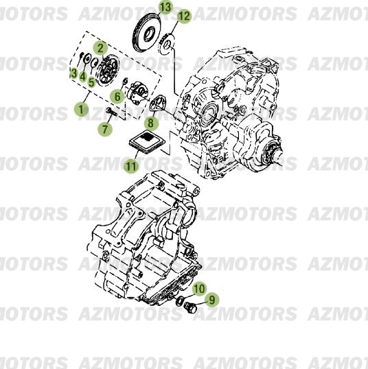Circuit De Lubrification AZMOTORS PiÃ¨ces Beta RE 125 4T - 2015-2014-2013