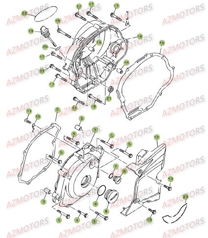Carter.2 AZMOTORS PiÃ¨ces BETA RR 125 SM 4T - [2007]
