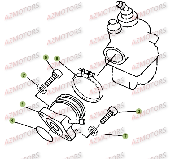 Carburateur.1 AZMOTORS PiÃ¨ces BETA RR 125 SM 4T - [2009]
