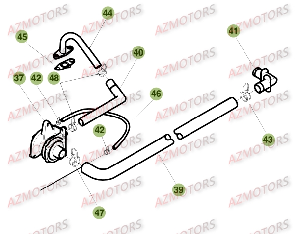 Carburateur.2 AZMOTORS PiÃ¨ces BETA RR 125 SM 4T - [2009]
