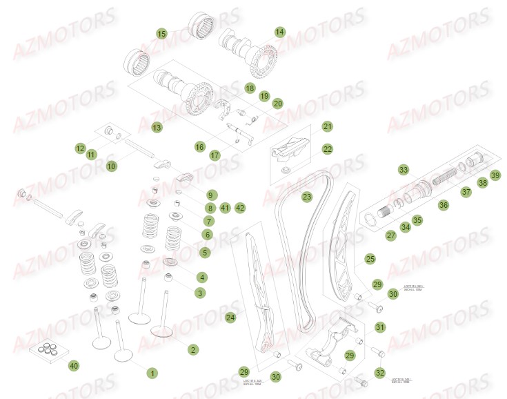 BOUCHON FILTRE HUILE - BETA pour DISTRIBUTION de 350 RR RACING 15