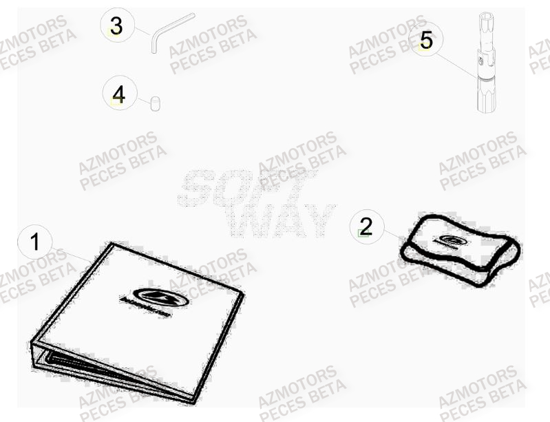 Manuel AZMOTORS PiÃ¨ces BETA RR FACTORY 450cc 4T - [2012]