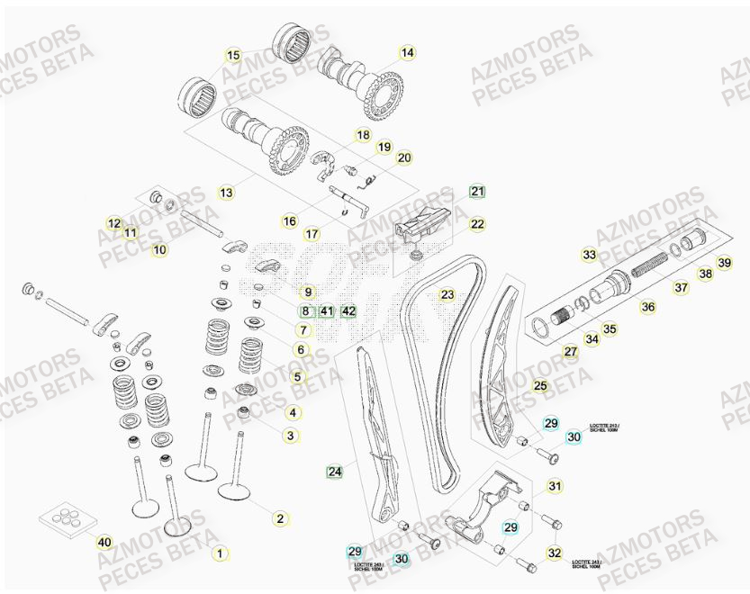 BOUCHON ARBRE COUVERCLE D EMBRAYAGE - BETA pour DISTRIBUTION de 480 RR RACING 15