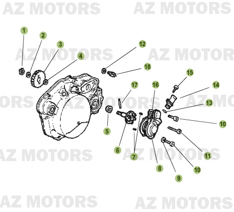 Installation De Refroidissement AZMOTORS PiÃ¨ces Beta RR 50 - 2008