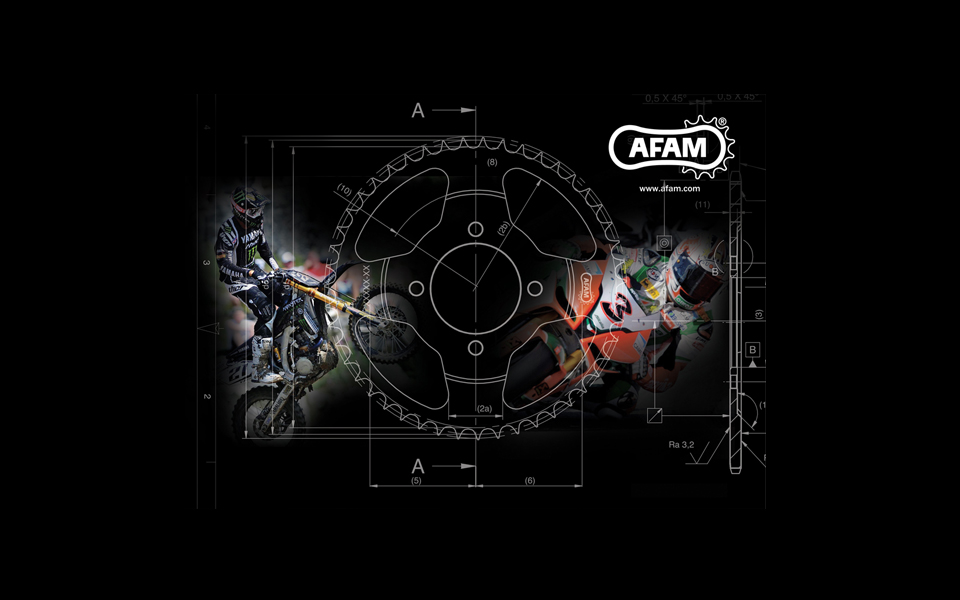 Kit Chaine AZMOTORS PiÃ¨ces Beta RR 50 - 2013-2012