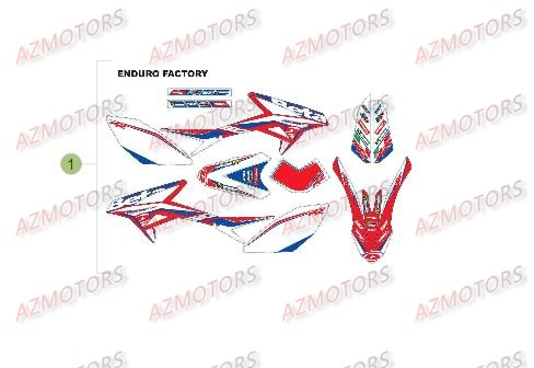 Decors Du No Serie 100513 A 199999 AZMOTORS PiÃ¨ces Beta 50 RR FACTORY - 2015-2014