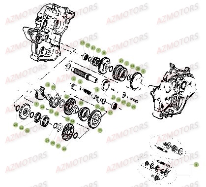 Boite A Vitesses AZMOTORS PiÃ¨ces Beta 50 RR RACING - 2017