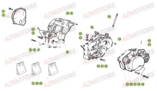 Carter AZMOTORS PiÃ¨ces Beta 50 RR RACING - 2017