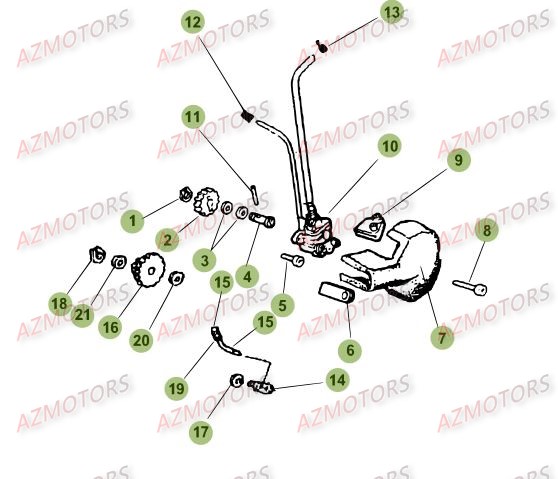 Circuit De Lubrification AZMOTORS PiÃ¨ces Beta RR 50 SPORT - 2015-2014