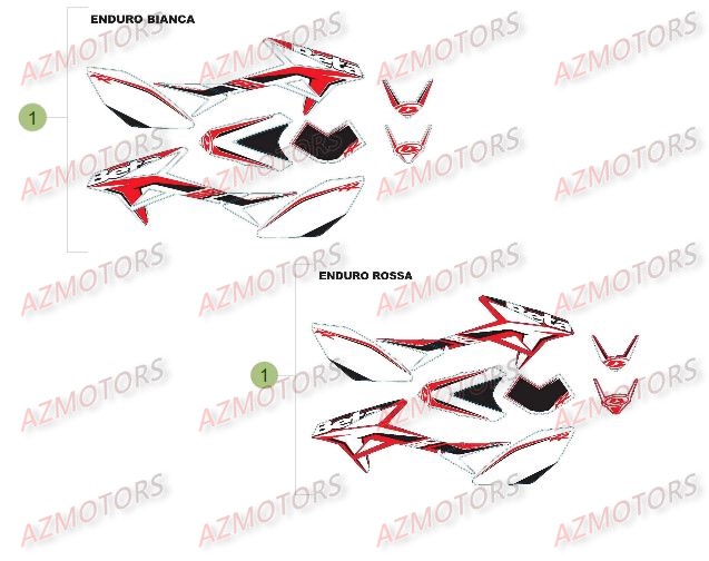 Decors Du No Serie 737 A 99999 AZMOTORS PiÃ¨ces Beta RR 50 SPORT - 2015-2014