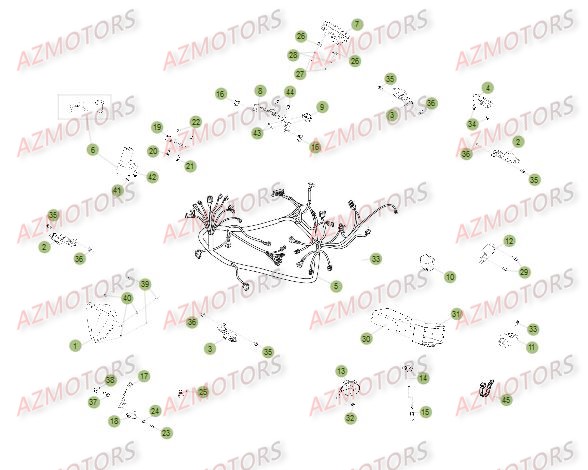 Installation Electrique Du No Serie 200957 A 201251 AZMOTORS PiÃ¨ces Beta RR 50 STANDARD - 2015