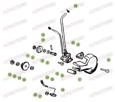 Pompe A Huile AZMOTORS PiÃ¨ces Beta 50 Motard TRACK - 2017