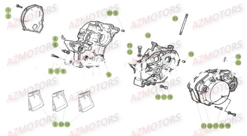 Carter AZMOTORS PiÃ¨ces Beta RR 50 STANDARD - 2018