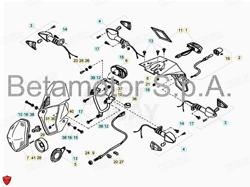Equipement Electrique AZMOTORS PiÃ¨ces ALP 200 [2014-2015]