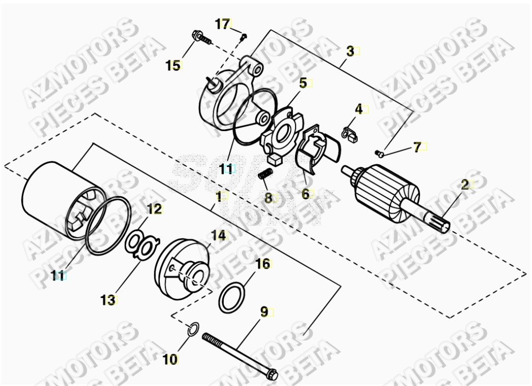 Demarreur AZMOTORS PiÃ¨ces ALP 200 [2016-2017]