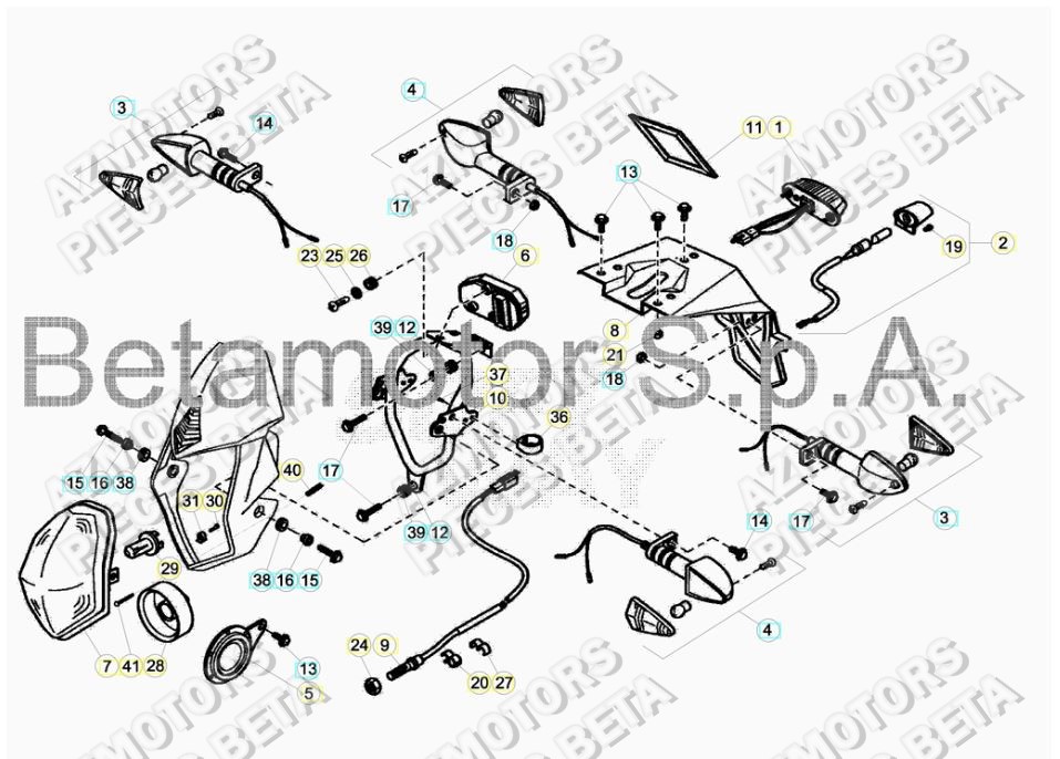 Feux AZMOTORS PiÃ¨ces ALP 200 [2016-2017]