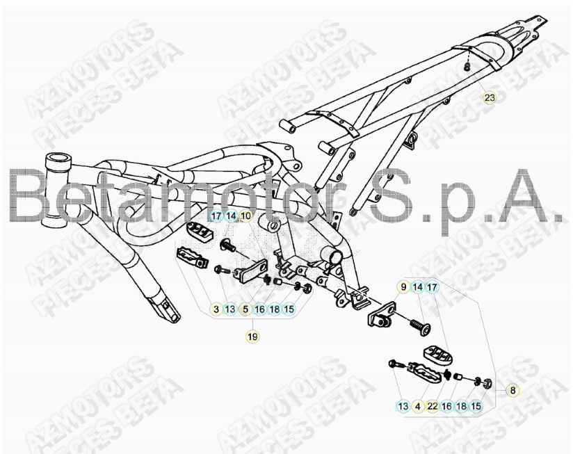 Accessoires Du Chassis AZMOTORS PiÃ¨ces ALP 200 [2018]