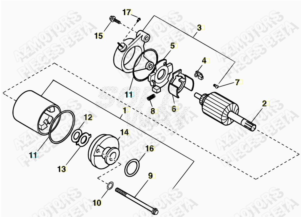 Demarreur AZMOTORS PiÃ¨ces ALP 200 [2018]