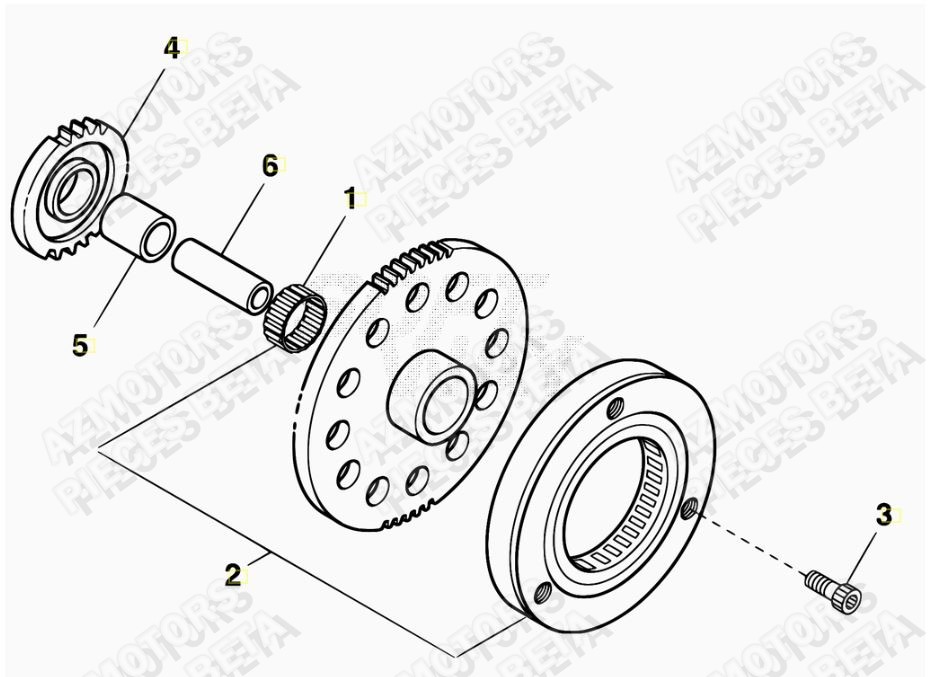 Roue Libre AZMOTORS PiÃ¨ces ALP 200 [2018]