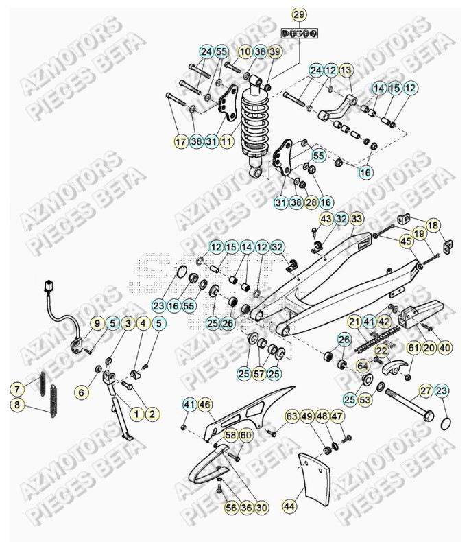 Bras Oscillant AZMOTORS PiÃ¨ces ALP 200 [2021]