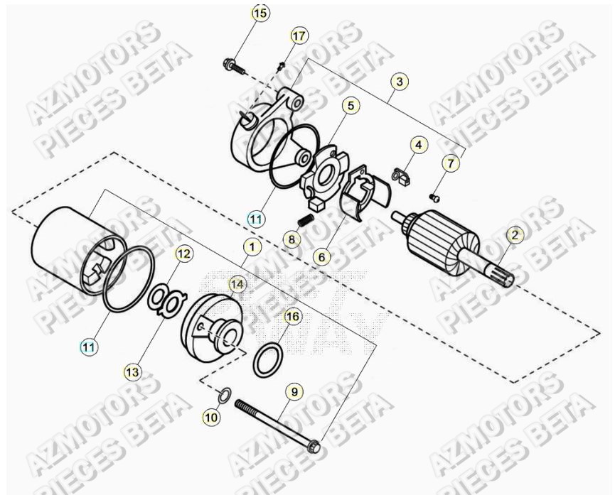 Demarreur AZMOTORS PiÃ¨ces ALP 200 [2021]