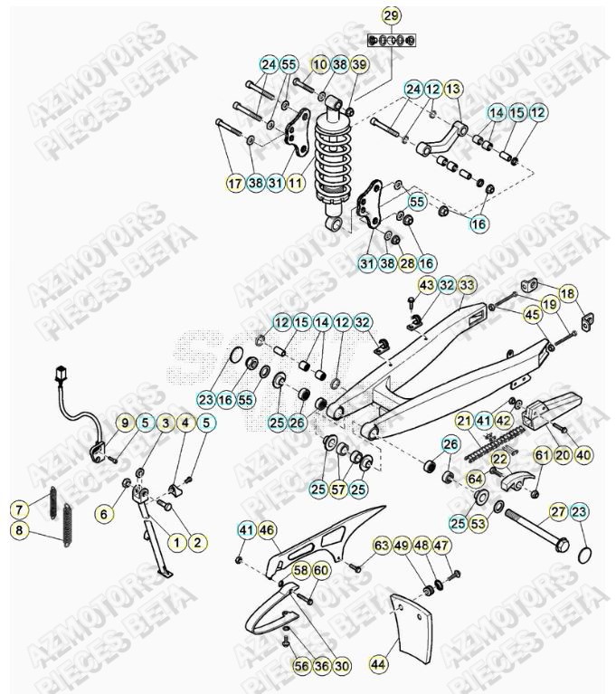 Bras Oscillant AZMOTORS PiÃ¨ces ALP 200 [2022-2023]