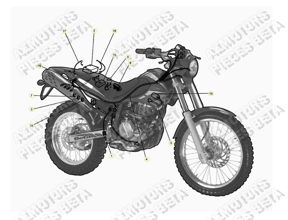 Equipement Electrique AZMOTORS PiÃ¨ces ALP 4.0 350cc [2016-2017]