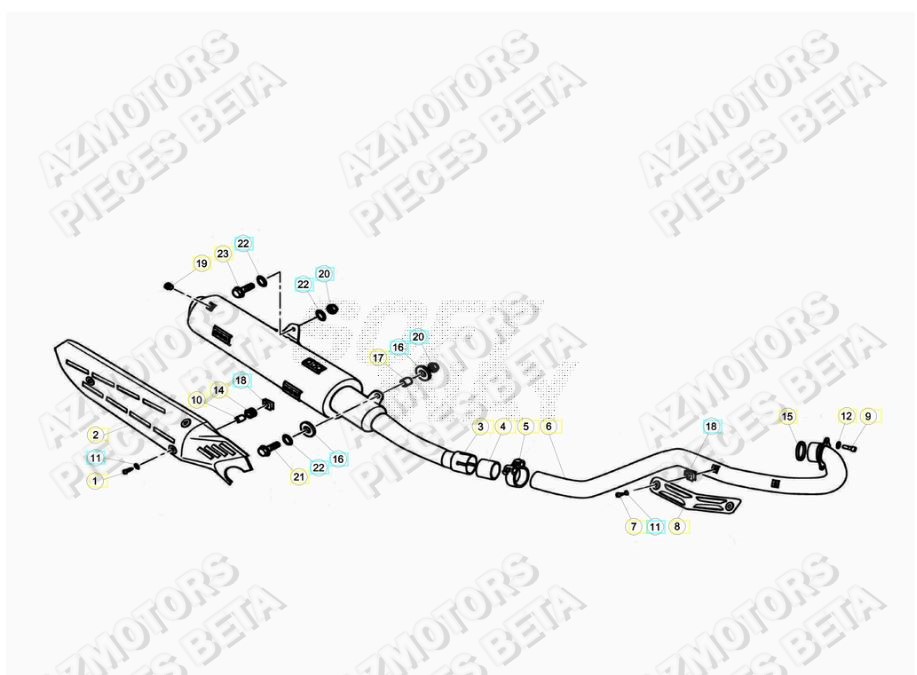 Echappement AZMOTORS 