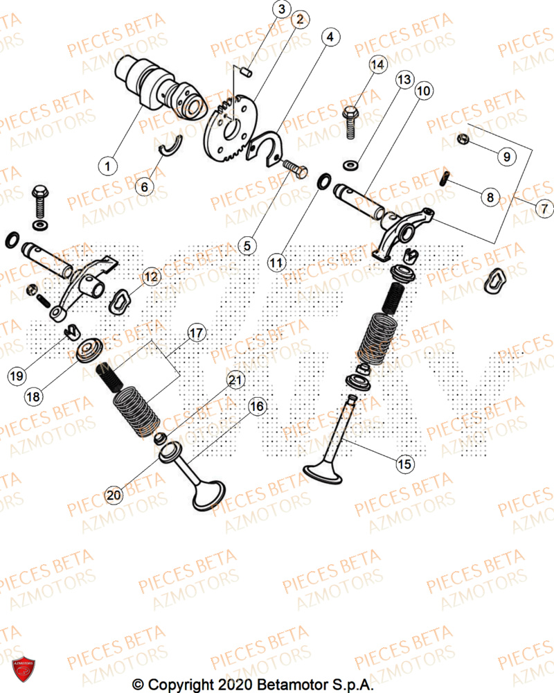 Arbre A Came AZMOTORS PiÃ¨ces ALP 200 [2024]