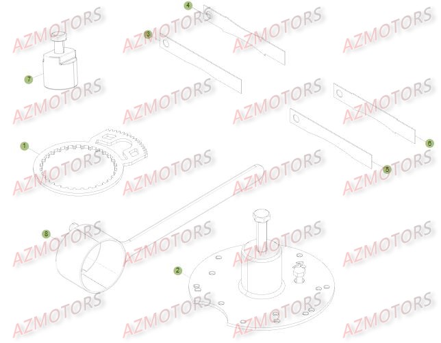 Outils AZMOTORS PiÃ¨ces BETA EVO-125 2T - [2016]