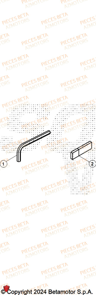 Manuel AZMOTORS PiÃ¨ces Beta TRIAL EVO 250 FACTORY 2T 2025