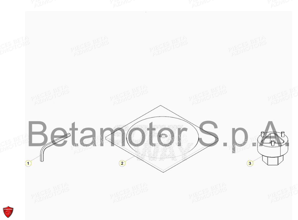 Outillage Special AZMOTORS PiÃ¨ces BETA EVO 2T -125CC- FACTORY - (2017)