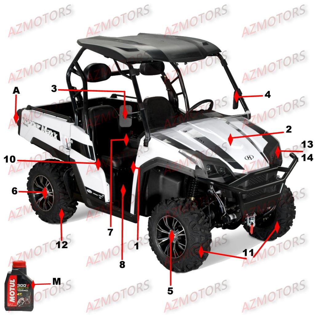 HUILE MOTEUR 4T MOTUL 7100 10W60 (1L) pour 1.CONSOMMABLES de JOBBER700-MAXX HUILE MOTEUR 4T MOTUL 7100 10W60 (1L) pour 1.CONSOMMABLES de JOBBER700-MAXX